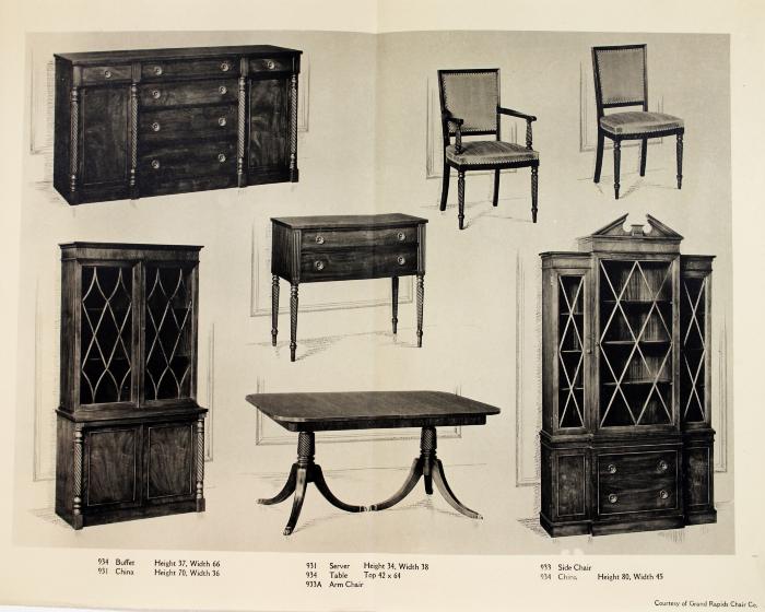 Grand rapids chair company antique deals furniture