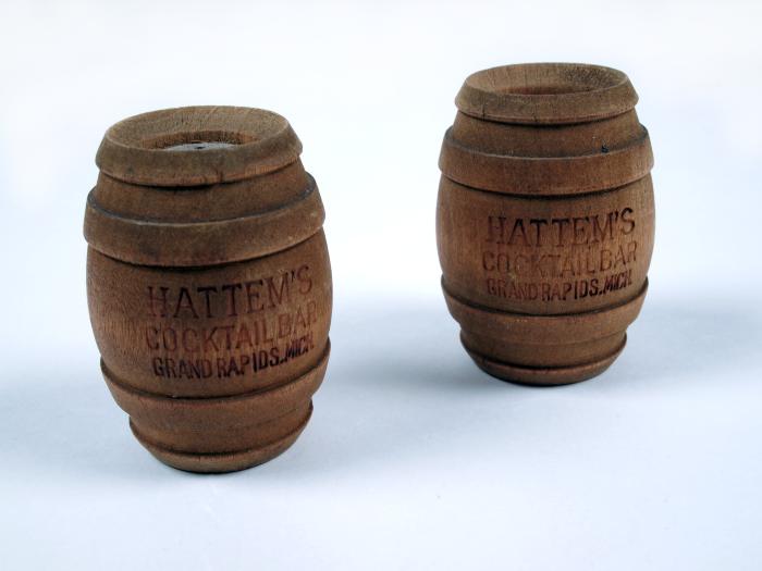 Salt and Pepper Shakers, Hattem's Cocktail Bar