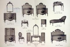 Autographed Suite Furniture Plate, Berkey &amp; Gay Furniture Company, The Hervieu