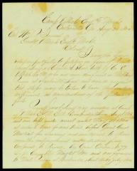 Civil War letter requesting release of 2 members of the 1st Michigan Engineers from Military Prison
