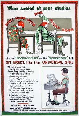 Poster, Universal Desks by American Seating Company
