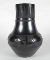 Burnished Black Jar