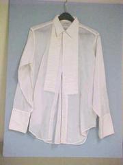 Shirt, Man's, White Cotton, Formal Shirt