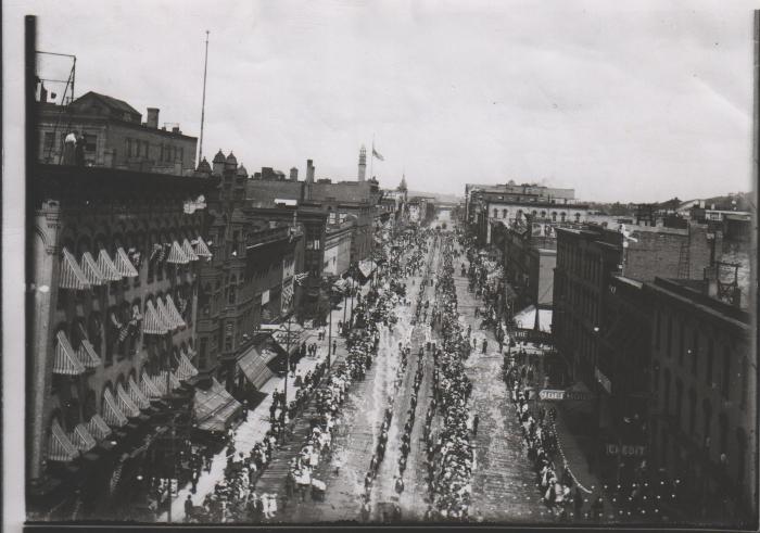 Photograph Labor Day parade