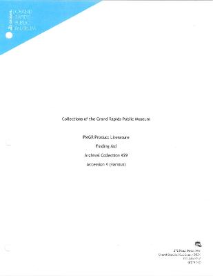 Archival Collection #029 - Furniture Product Literature