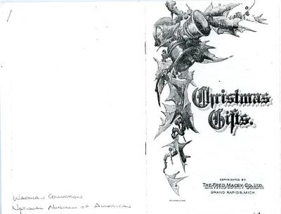 Trade Catalog (Photocopy), The Fred Macey Company, Christmas Gifts