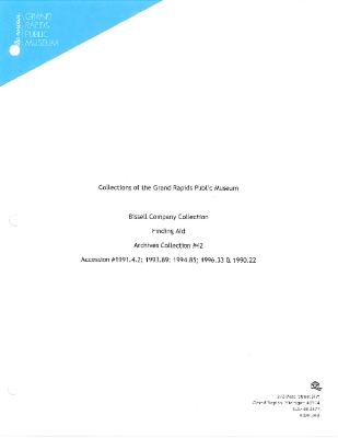 Archival Collection #042 - Bissell Incorporated