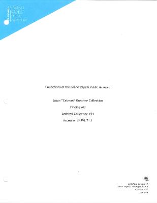 Archival Collection #054: Jason 'Catman' Goachee 