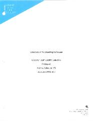 Archival Collection #073 - Giacomo "Jack" Buzzitta