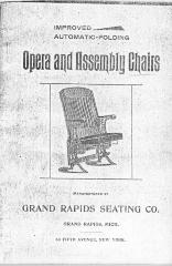 Trade Catalog (Photocopy), Grand Rapids Seating Company, Opera and Assembly Chairs