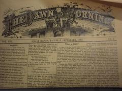 Newspaper, Dawn Of The Morning