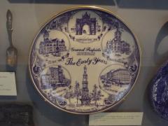Souvenir Plate, 'early Grand Rapids,' Showing City Hall