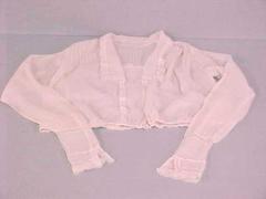 Blouse, Sheer White Cotton, Long-sleeved