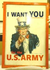 Recruiting, Uncle Sam, I Want You For The U.S. Army, World War I