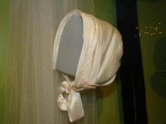 Baby's Bonnet, Pink Silk
