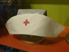 Uniform Cap, Red Cross Woman's Cap, Wwii
