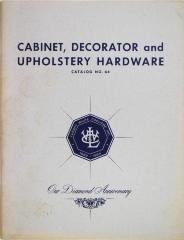 Trade Catalog, Lussky, White &amp; Coolidge, Inc., Cabinet, Decorator and Upholstery Hardware, Catalog No. 64
