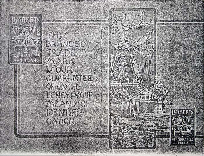 Trade Catalog (photocopy), Charles P. Limbert and Company, Holland Dutch Arts and Crafts Furniture