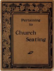 Trade Catalog, Manitowoc Seating Works, Pertaining to Church Seating