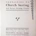 Trade Catalog, Manitowoc Seating Works, Pertaining to Church Seating
