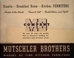 Trade Catalog and Price List, Mutschler Brothers Company