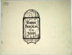 Trade Catalog, Robert Bergelin Company