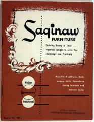 Trade Catalog, Saginaw Furniture Shops Company, Modern Contemporary Traditional