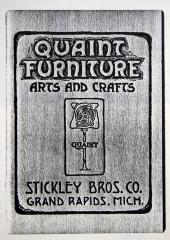 Trade Catalog (Photocopy), Stickley Brothers Company, Quaint Furniture, Arts and Crafts