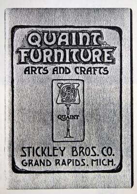 Trade Catalog (Photocopy), Stickley Brothers Company, Quaint Furniture, Arts and Crafts