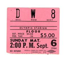 Ticket, The Beatles Concert