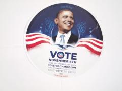 Circular Poster, Vote for Obama