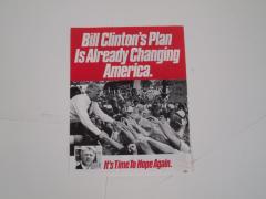 Pamphlet, Bill Clinton's Plan