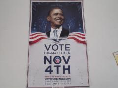 Poster, Vote Obama Nov 4