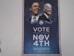 Poster, Vote Obama Biden Nov 4