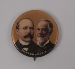 Campaign Button, Parker-davis