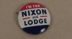 Button, 'I'm For Nixon And Lodge'