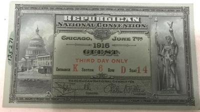 Ticket, Chicago Republican National Convention