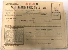 War Ration Book #3