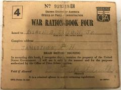 War Ration Booklet