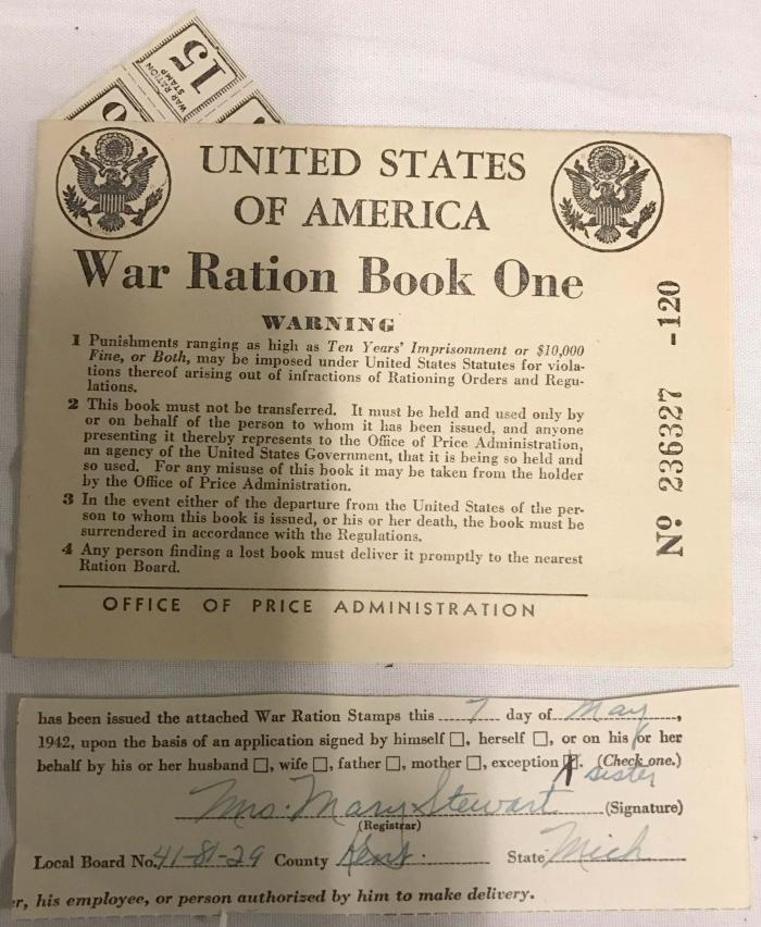 War Ration Book