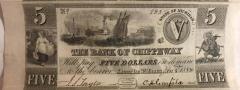Paper Currency, Bank Of Chippeway, $5, No. 283 B, Unissued