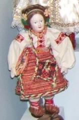 Doll, Ukrainian Girl From Hutzul Region, Also #123412