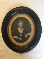 Framed Print, Lithograph of Martha Washington