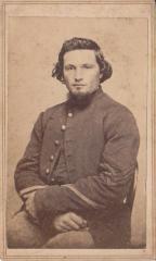 Photograph, Walter F. Huber 1st Michigan Engineers Civil War