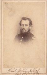 Photograph, William T. Hess 1st Michigan Engineers Civil War