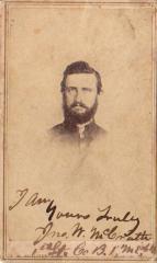 Photograph, John W. McCrath 1st Michigan Engineers Civil War 