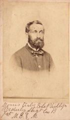 Photograph, Esquire C. Phillips 1st Michigan Engineers Civil War