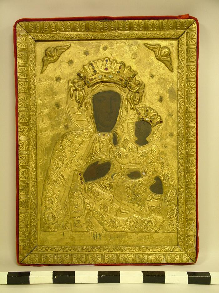 Black Madonna Icon, Framed