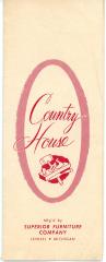 Brochure, Superior Furniture Company, Country House