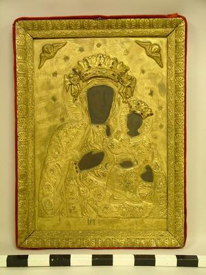 Black Madonna Icon, Framed